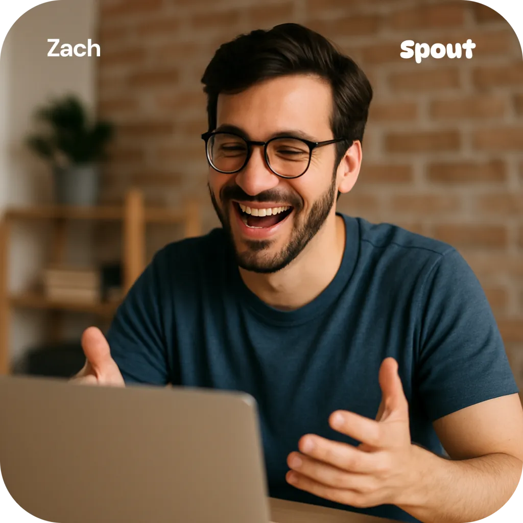 People talking on Spout